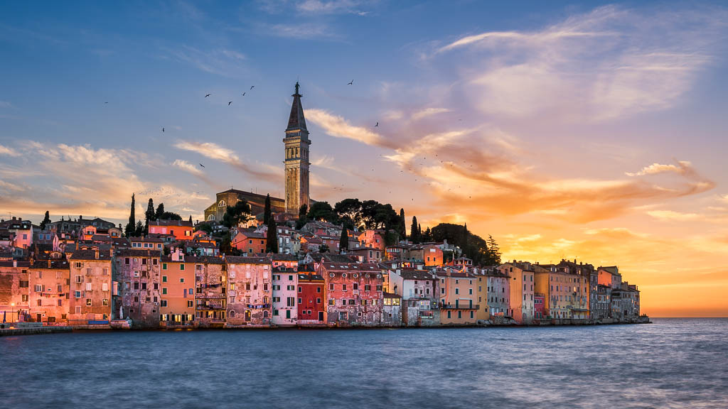 Sonnenuntergang in Rovinj