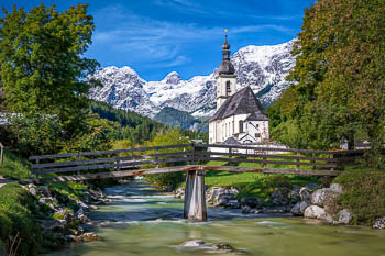 Church of Ramsau in Berchtesgadener Land