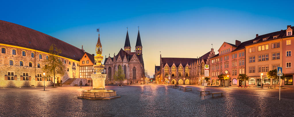 Panorama vom Altstadtmarkt in Braunschweig