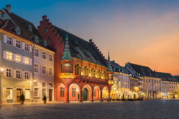 Munsterplatz square in Freiburg im Breisgau, Germany by Michael Abid