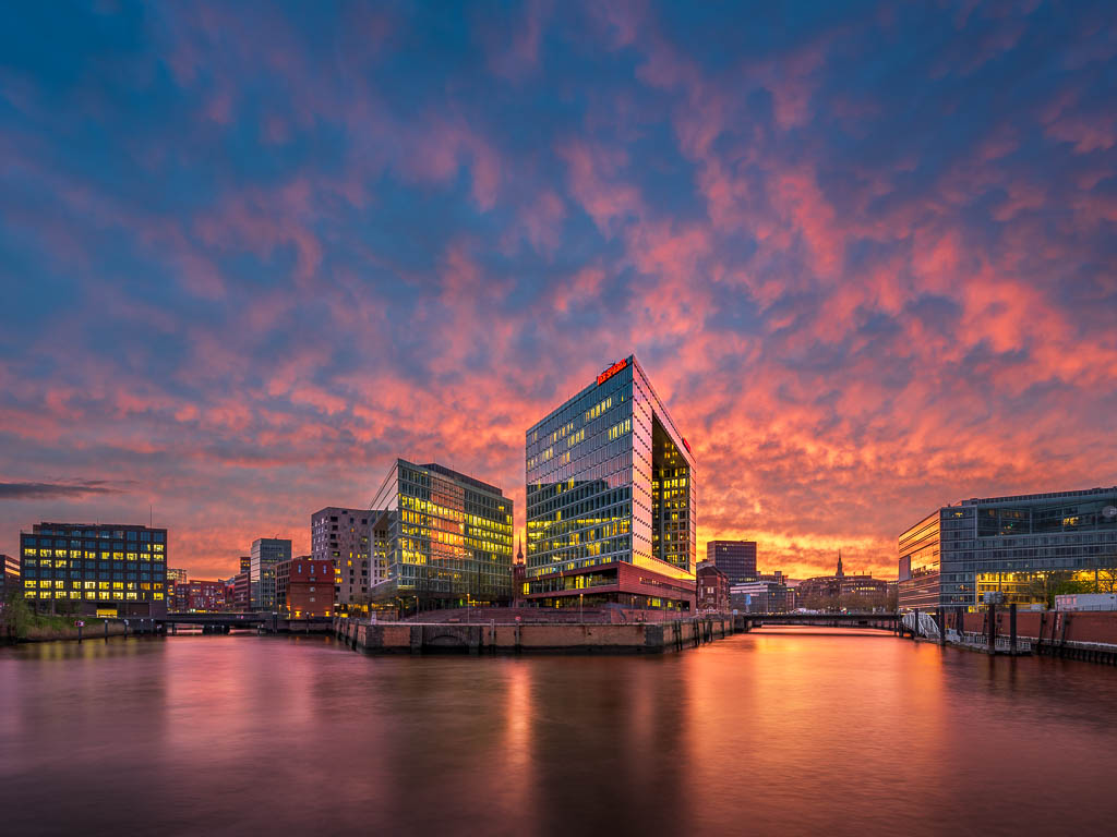 Spiegel-Gebäude in Hamburg