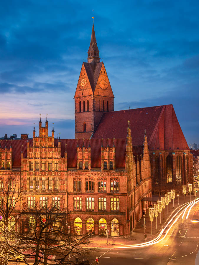 Old Town Hall and Marktkirche in Hannover