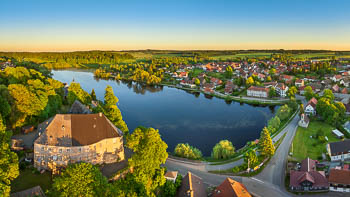 Panorama of Stiege Castle in Harz
