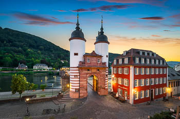 Bridge gate in Heidelberg