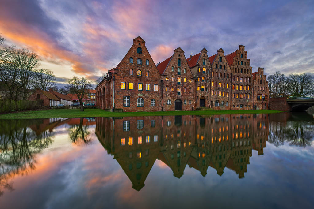 Salzspeicher buildings in Lübeck
