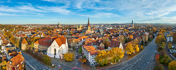 Panorama der Altstadt von Osnabrück