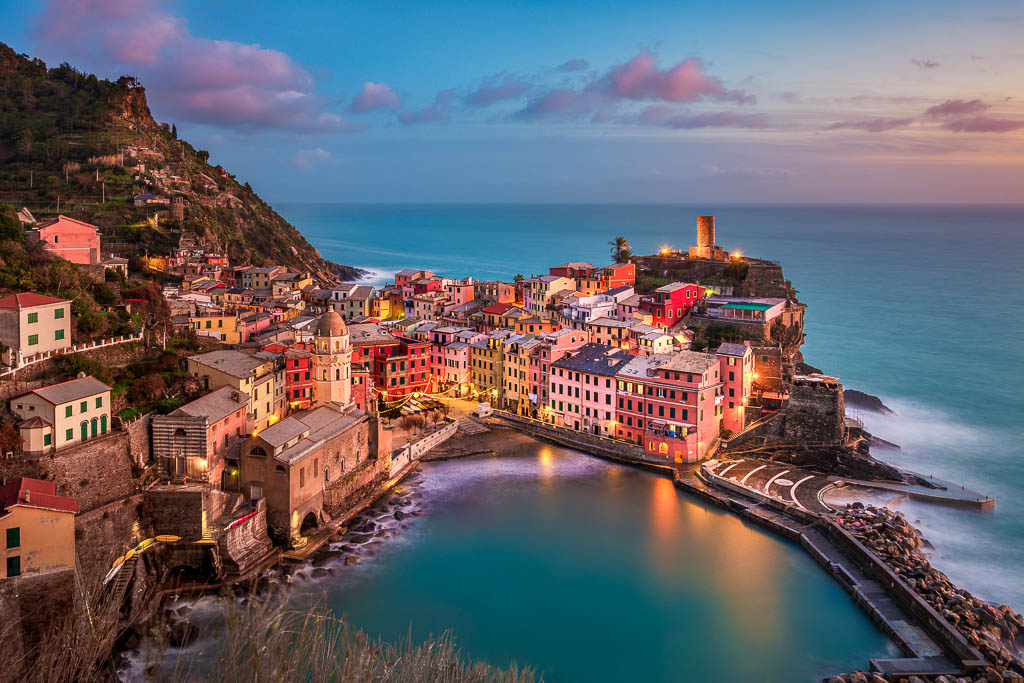 Evening in Wall | in Vernazza Cinque Art Terre