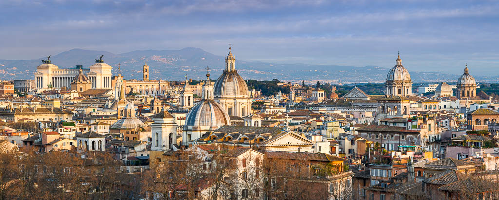 Historic skyline of Rome
