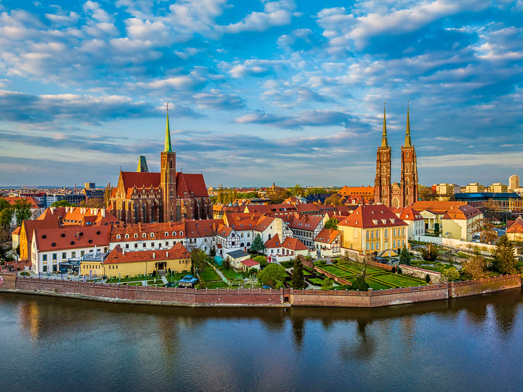 Ostrow Tumski in Wroclaw