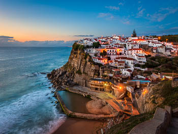 Sonnenuntergang in Azenhas do Mar