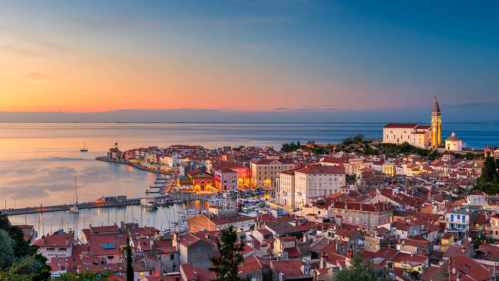 Skyline of Piran