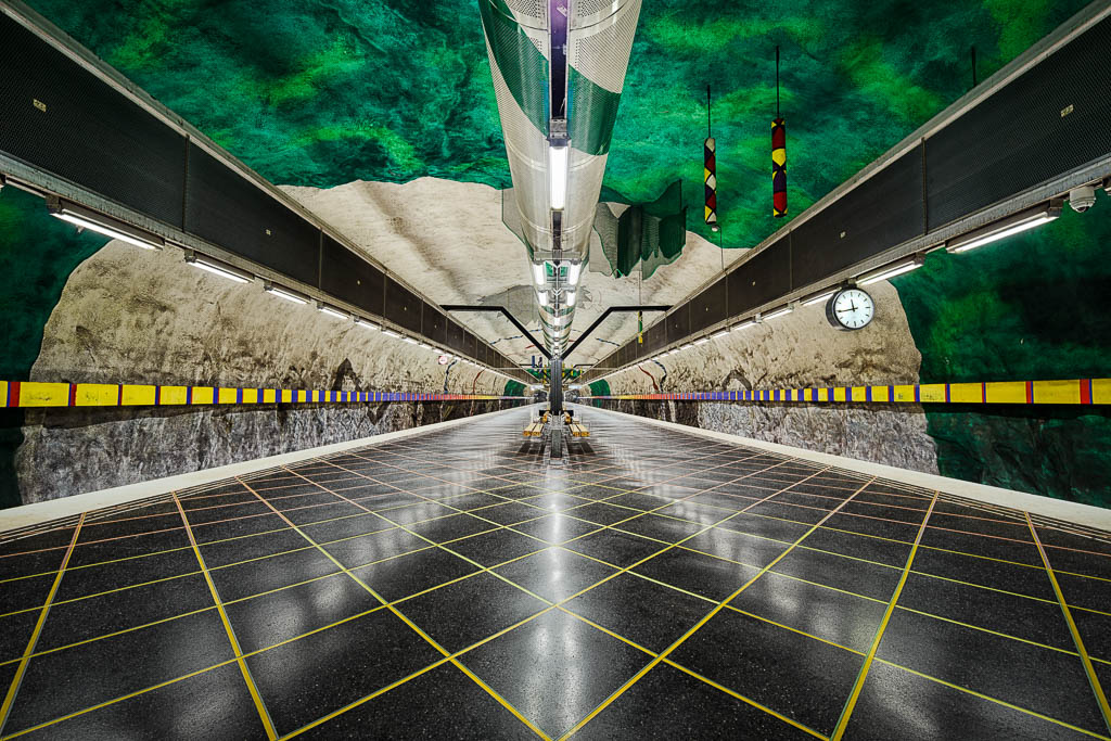 Metro station in Stockholm