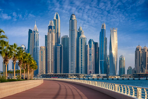 High-rise residential buildings in Dubai Marina, United Arab Emirates - also known as the tallest block in the world by Michael Abid