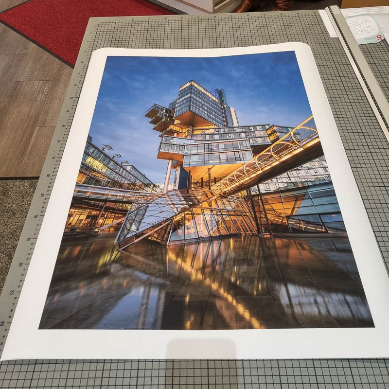 Photographic print (poster) of the Nord LB building in Hannover, Germany