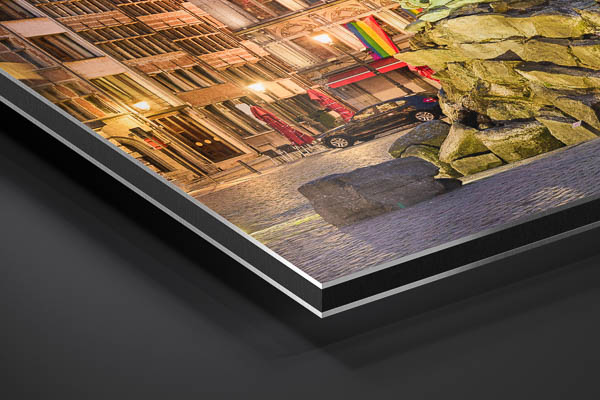 Metal Print - Grote Markt in Antwerp at night