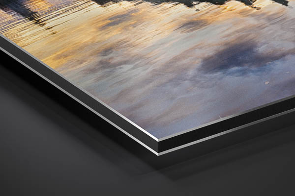 Metal Print - Sunset in the old town of Bruges