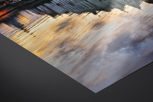 Fine Art Print - Sunset in the old town of Bruges