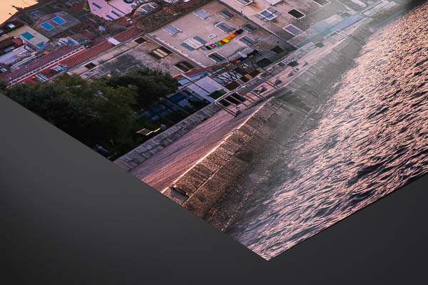 Kunstdruck / Poster | Sonnenuntergang in Rovinj
