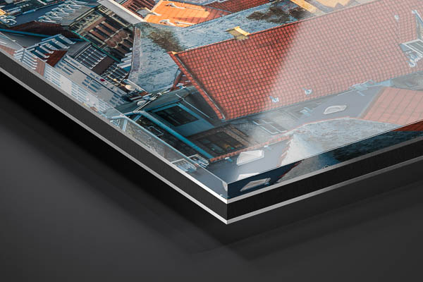 Acrylglas | Skyline von Kopenhagen bei Sonnenuntergang