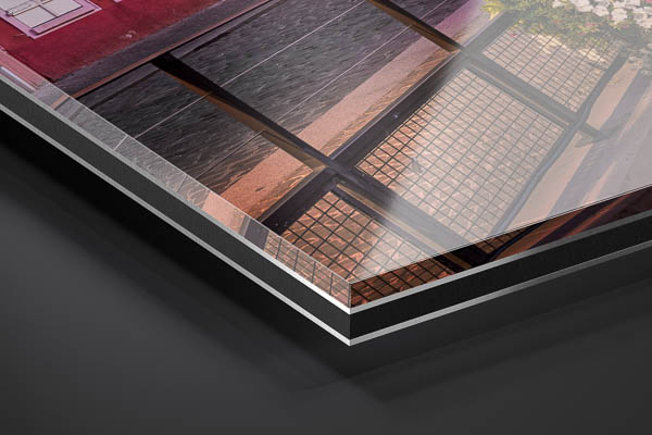 Acrylic Glass | Sunset in the old town of Colmar