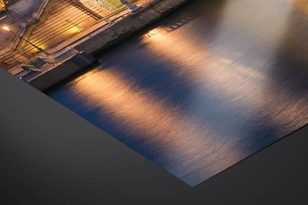 Kunstdruck / Poster | Alexanderbrücke in Paris zum Sonnenuntergang