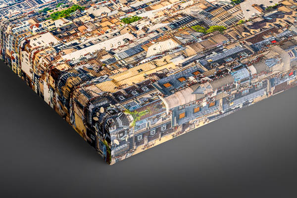 Canvas | Skyline of Paris with the Eiffel tower