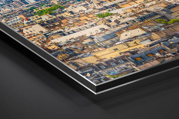 Metal Print | Skyline of Paris with the Eiffel tower