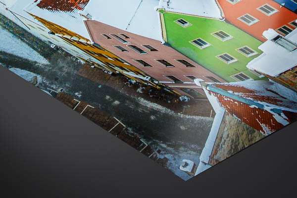 Kunstdruck / Poster | Altstadt von Füssen im Winter