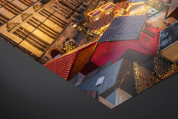 Kunstdruck / Poster | Weihnachtsmarkt in Bremen