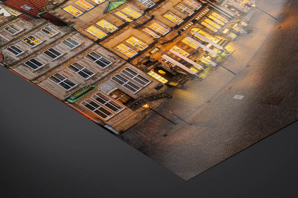 Fine Art Print | Market square of Bremen at night
