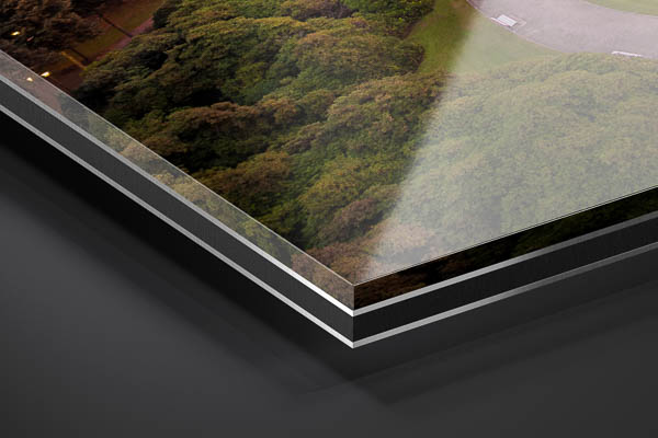 Acrylic Glass | Parkhotel at sunrise in Bremen