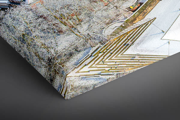 Leinwand | Schlachte in Bremen an einem Wintertag