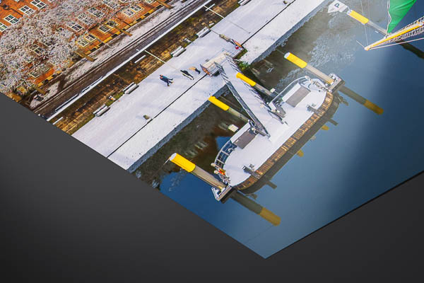 Fine Art Print | Schlachte in Bremen on a winter day