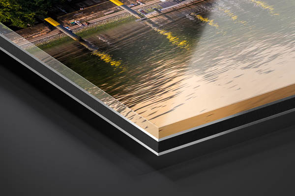 Acrylic Glass | Rainbow over Schlachte in Bremen