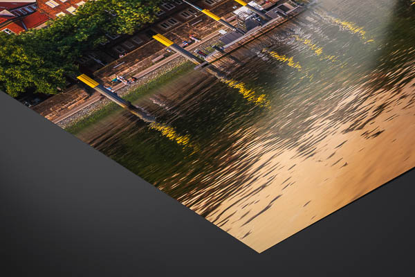 Fine Art Print | Rainbow over Schlachte in Bremen
