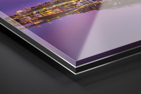 Acrylic Glass | Panorama of Schlachte in Bremen
