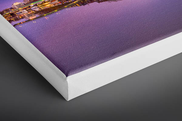 Canvas | Panorama of Schlachte in Bremen