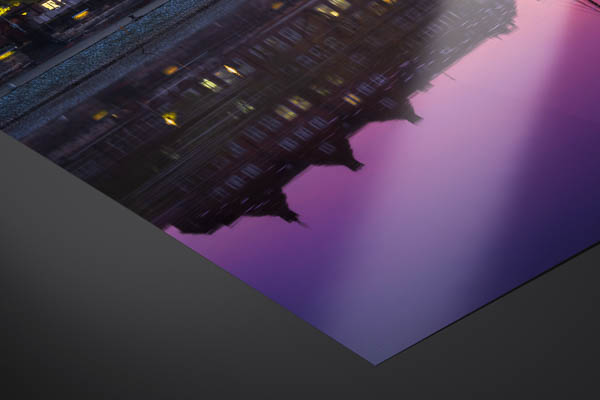 Kunstdruck / Poster | Sonnenaufgang an der Schlachte in Bremen