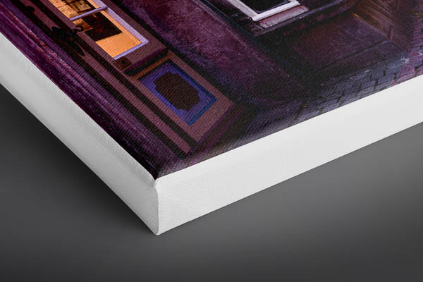 Canvas | Schnoor in Bremen at night