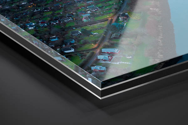 Acrylic Glass | Weserstadion at night in Bremen