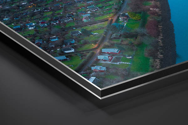 Metal Print | Weserstadion at night in Bremen