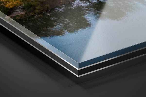 Acrylic Glass | Weserstadion at sunrise in Bremen
