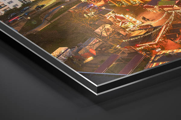 Metal Print | Christmas market in Bremerhaven