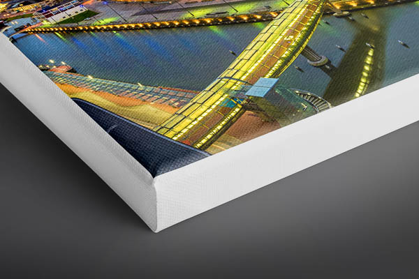 Canvas | Panoramic view of Klimahaus in Bremerhaven