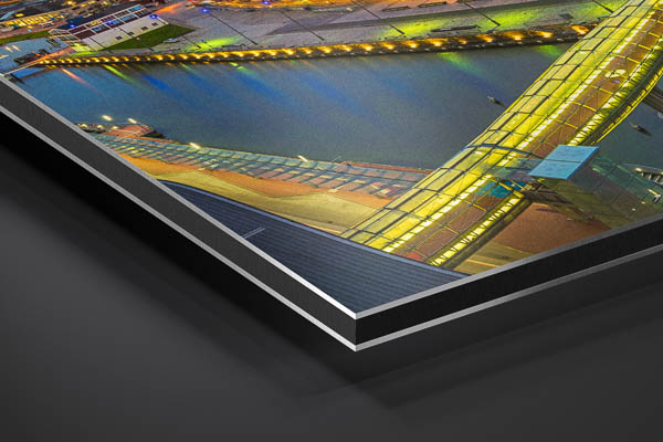 Metal Print | Panoramic view of Klimahaus in Bremerhaven