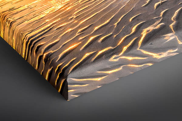 Canvas | Sunset at the Weser in Bremerhaven