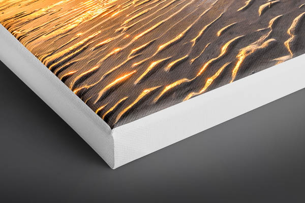 Canvas | Sunset at the Weser in Bremerhaven