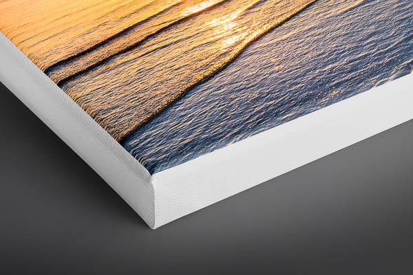 Canvas | Sunset at the Weser in Bremerhaven