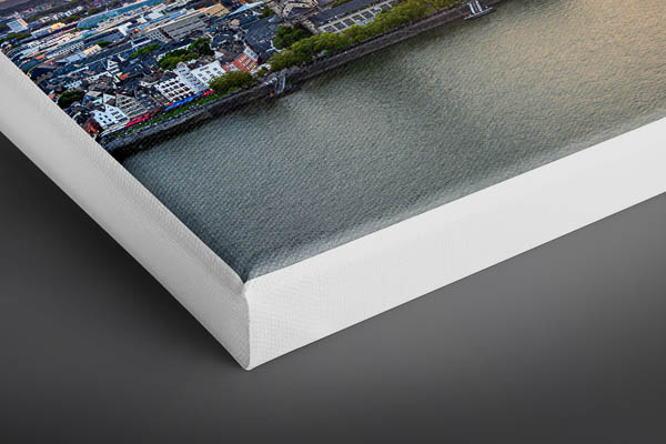 Canvas | Panorama of Cologne at sunset