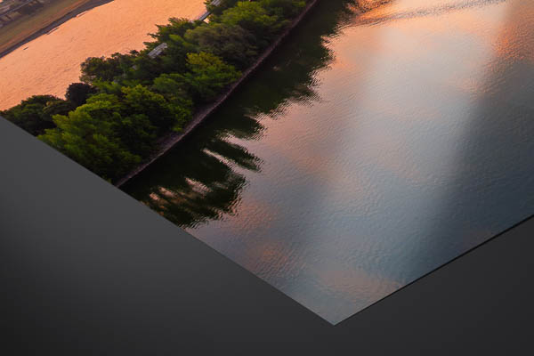 Kunstdruck / Poster | Medienhafen in Düsseldorf bei Sonnenaufgang